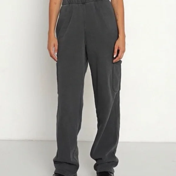 LIKE NEW JOAH BROWN CARGO JOGGERS WASHED BLACK - Picture 9 of 9